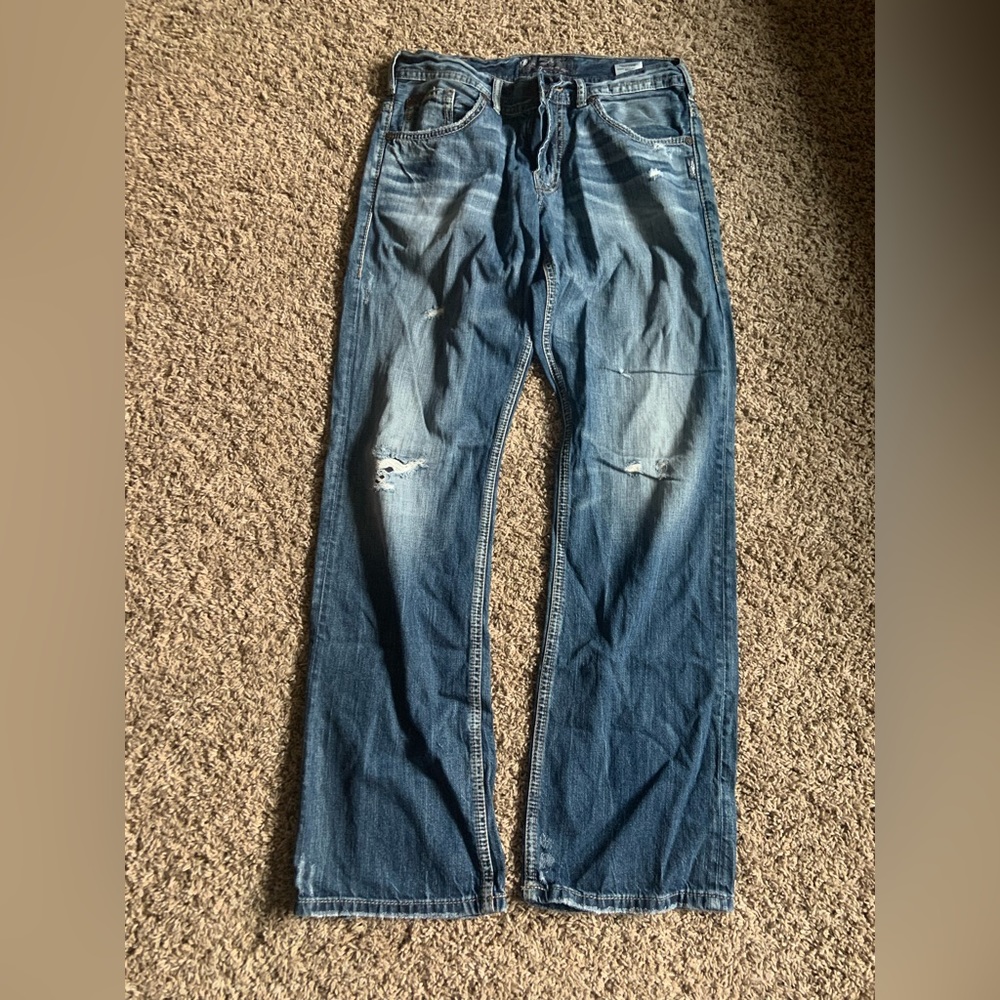 Silver jeans